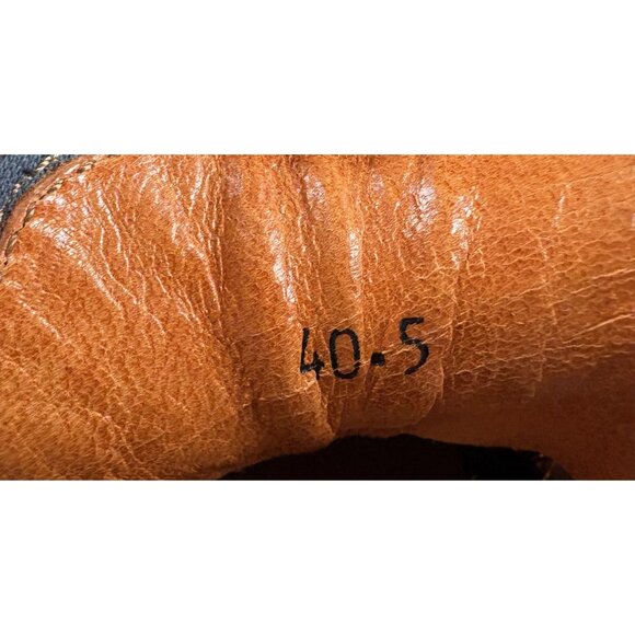 Penelope Chilvers Patchwork Safari Chelsea Boots Rose Gold Suede Leather 40.5 Ne - Picture 5 of 6